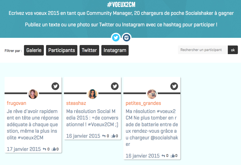 Concours #voeux2CM Socialshaker