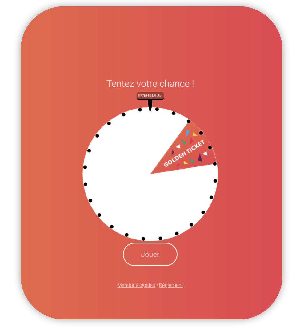 Créer une roue de la fortune
